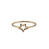 Bliss Goldplated Ring Open Ster