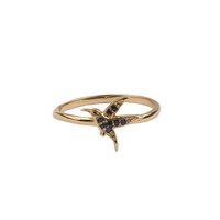 Bliss Goldplated Ring Hummingbird