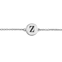 Character Silverplated Bracelet letter Z