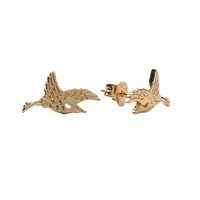 Parade Goldplated Earrings Crane