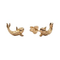 Parade Goldplated Earrings Koi Carp