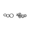 Parade Silverplated Oorbellen Drie Cirkels