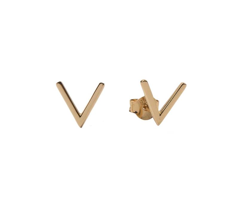 Parade Goldplated Earrings Vee