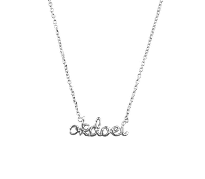 Urban Silverplated Ketting Okdoei