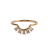 Magique Goldplated Ring Kroon Transparant