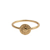 All the Luck in the World Magique Goldplated Ring Coin Sun