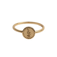 Magique Goldplated Ring Coin Snake