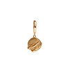 All the Luck in the World Charm Goldplated Oorbel Schorpioen Cirkel