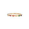 All the Luck in the World Chérie Goldplated Ring Dots Multi