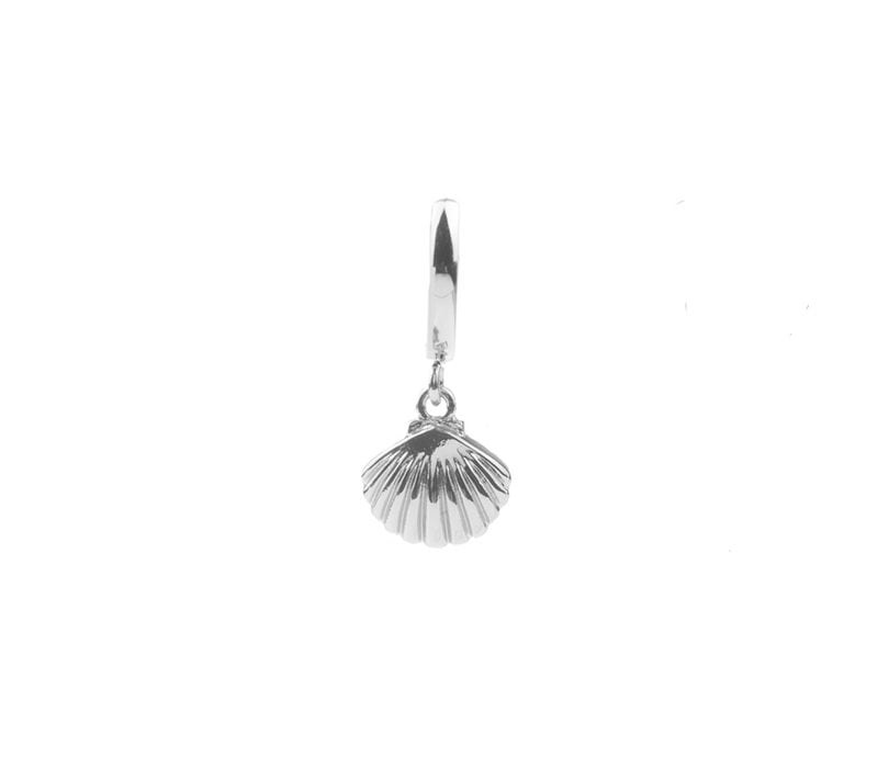 Souvenir Silverplated Earring Sea Shell