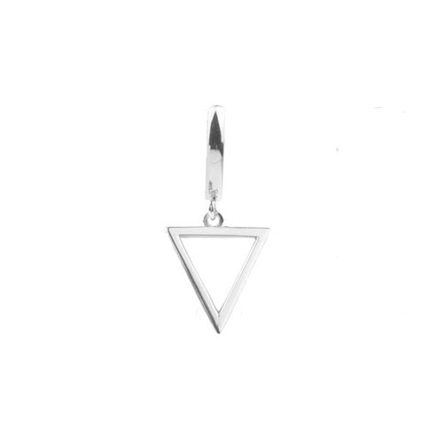 Souvenir Silverplated Earring Open Triangle 