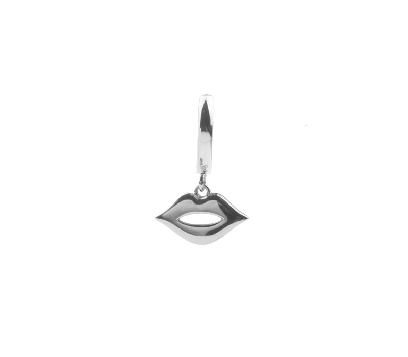 Souvenir Silverplated Earring Lips