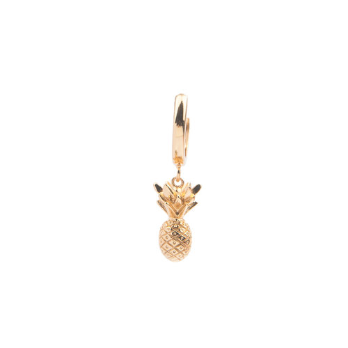 Souvenir Goldplated Earring Pineapple 