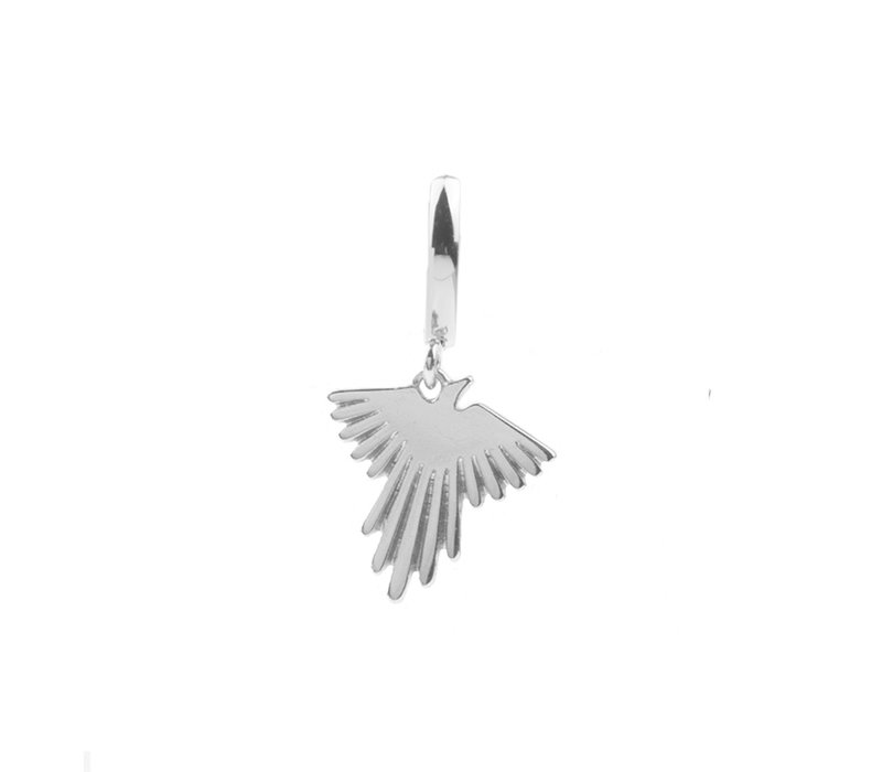 Souvenir Silverplated Earring Eagle