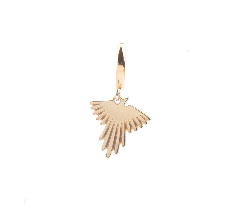 Souvenir Goldplated Earring Eagle