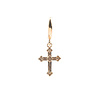 All the Luck in the World Souvenir Goldplated Earring Cross