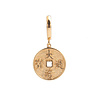 East Goldplated Earring Lucky Coin