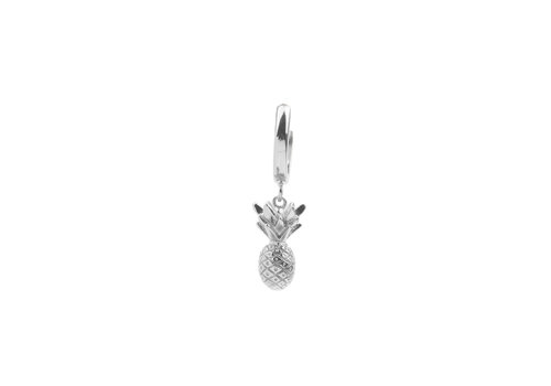 All the Luck in the World Souvenir Silverplated Earring Pineapple
