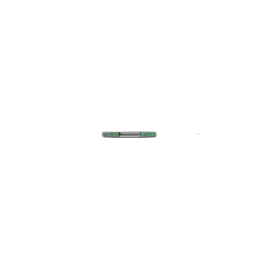 Bliss Silverplated Earring Bar Emerald green 