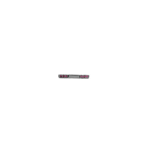 Bliss Silverplated Earring Bar Ruby pink 