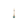 Bliss Goldplated Oorbel Hook Blauw