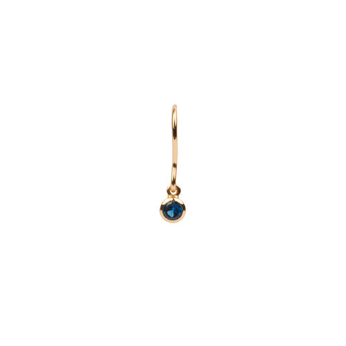 Bliss Goldplated Earring Hook Sapphire blue 