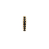 Bliss Goldplated Earring Creole Black