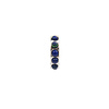 Bliss Silverplated Creole thick Blue