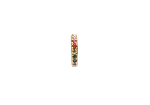 All the Luck in the World Bliss Goldplated Earring Creole Multi