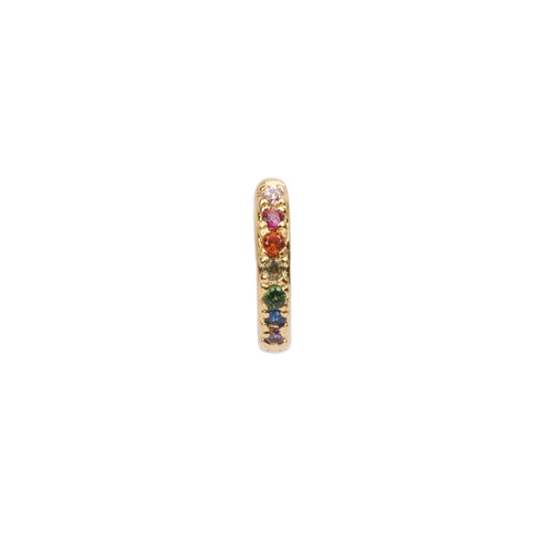 Bliss Goldplated Earring Creole Multi 