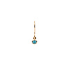 All the Luck in the World Bliss Goldplated Earring Hook Turquoise