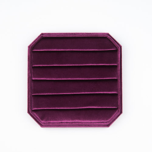 Velvet ring display box Pink 