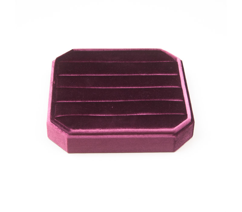 Velvet ring display box Pink