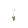 All the Luck in the World Souvenir Goldplated Earring Snake