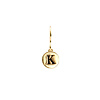 All the Luck in the World Character Goldplated Earring letter K