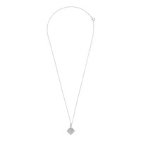 Charm Silverplated Ketting Roos Cirkel