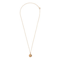 Charm Goldplated Necklace Sun Circle