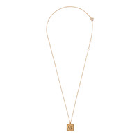 Charm Goldplated Necklace Panter Square