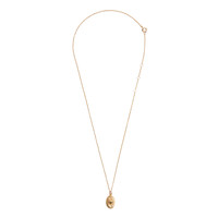 Charm Goldplated Ketting Diamand Ovaal