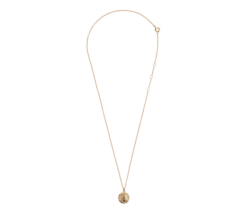 Charm Goldplated Necklace All the Luck Circle