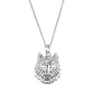 Souvenir Silverplated Ketting Wolf