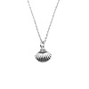 All the Luck in the World Souvenir Silverplated Necklace Sea Shell