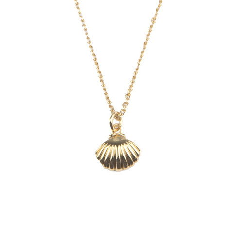 Souvenir Goldplated Necklace Sea Shell 