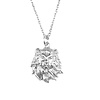 All the Luck in the World Souvenir Silverplated Necklace Lion