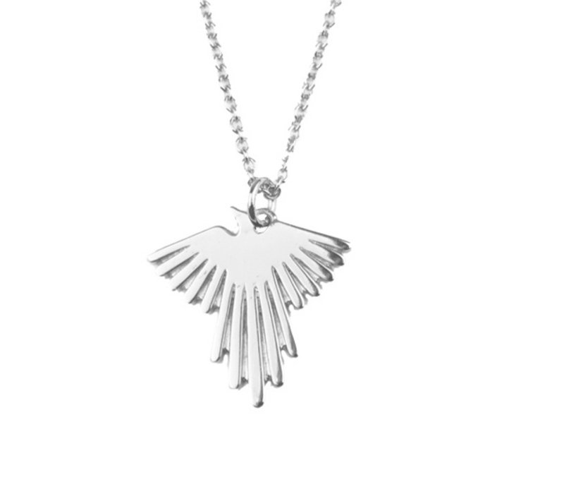 Souvenir Silverplated Ketting Adelaar