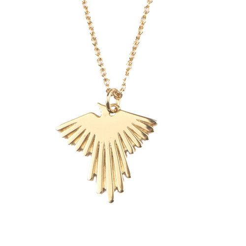 Souvenir Goldplated Ketting Adelaar 