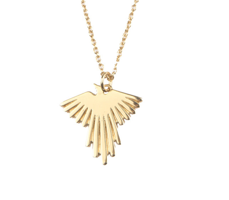 Souvenir Goldplated Necklace Eagle