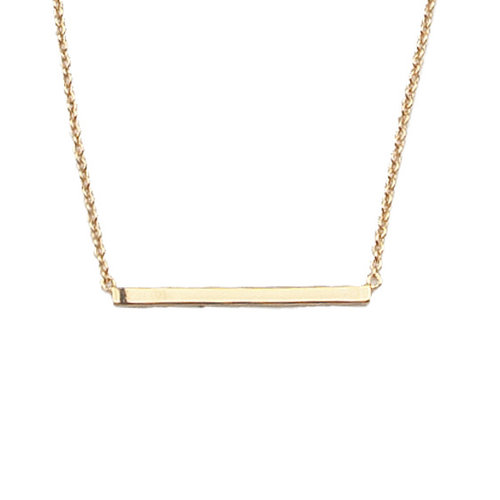 Souvenir Goldplated Ketting Staaf 