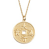 All the Luck in the World East Goldplated Necklace Lucky Coin