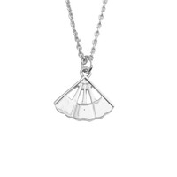 East Silverplated Ketting Waaier